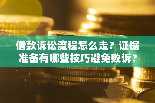 武汉借款诉讼流程怎么走?证据准备有哪些技巧避免败诉? 武汉借款诉讼流程怎么走?证据准备有哪些技巧避免败诉?