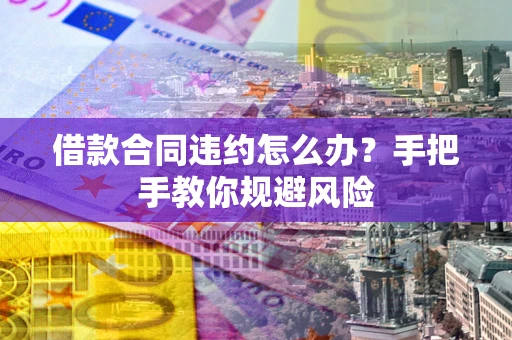 武汉借款合同违约怎么办?手把手教你规避风险 武汉借款合同违约怎么办?手把手教你规避风险