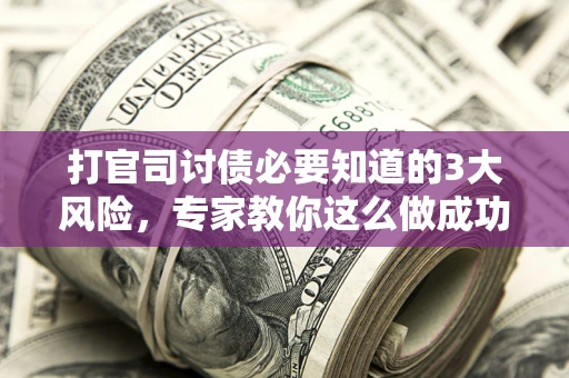 武汉打官司讨债必要知道的3大风险,专家教你这么做成功率飙升 武汉打官司讨债必要知道的3大风险,专家教你这么做成功率飙升
